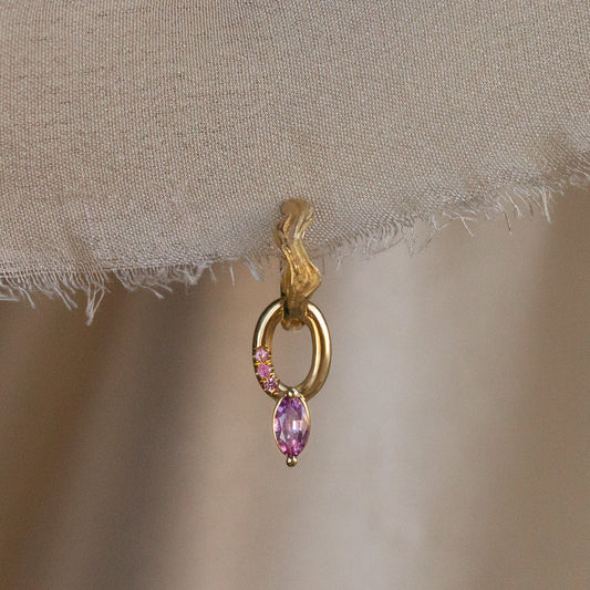 Pink Wisteria Charm Enhancer (Single)
