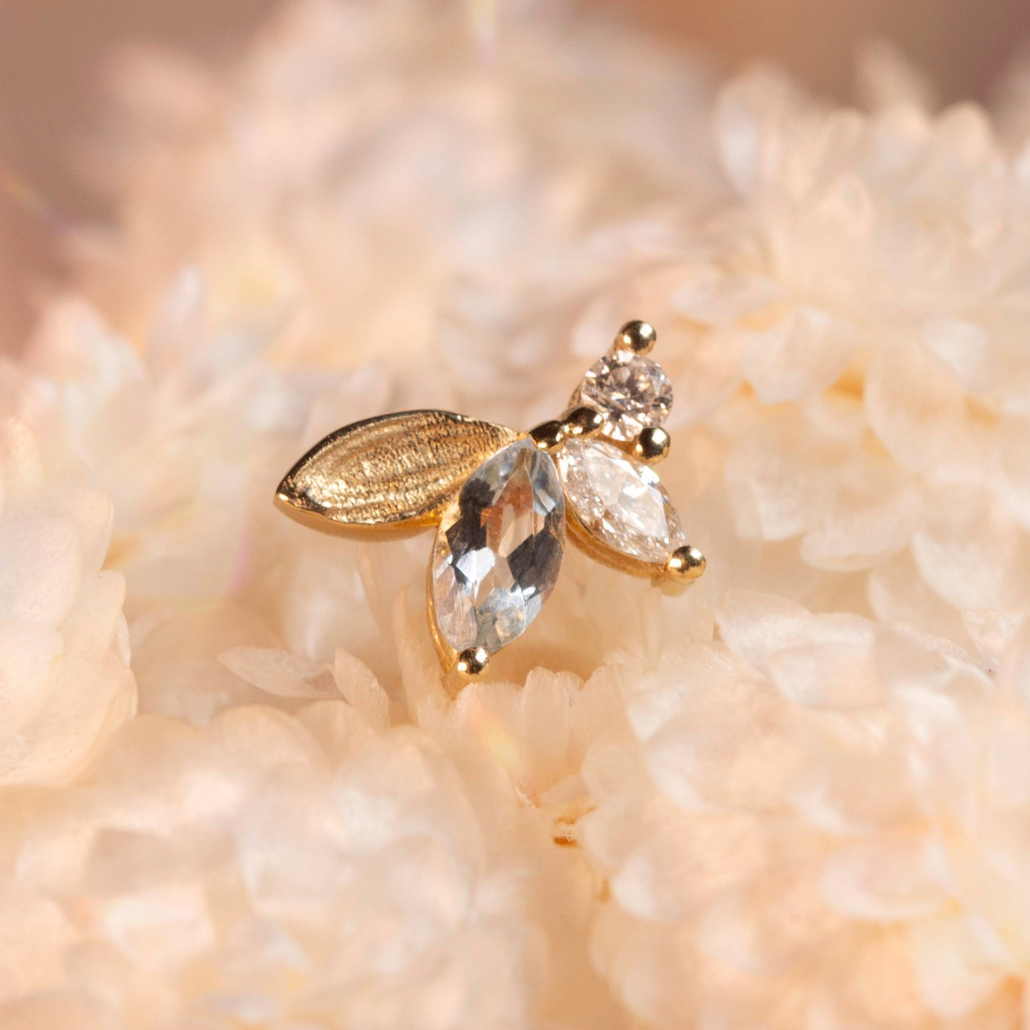 Monet's Lily Petals Earring (Single)