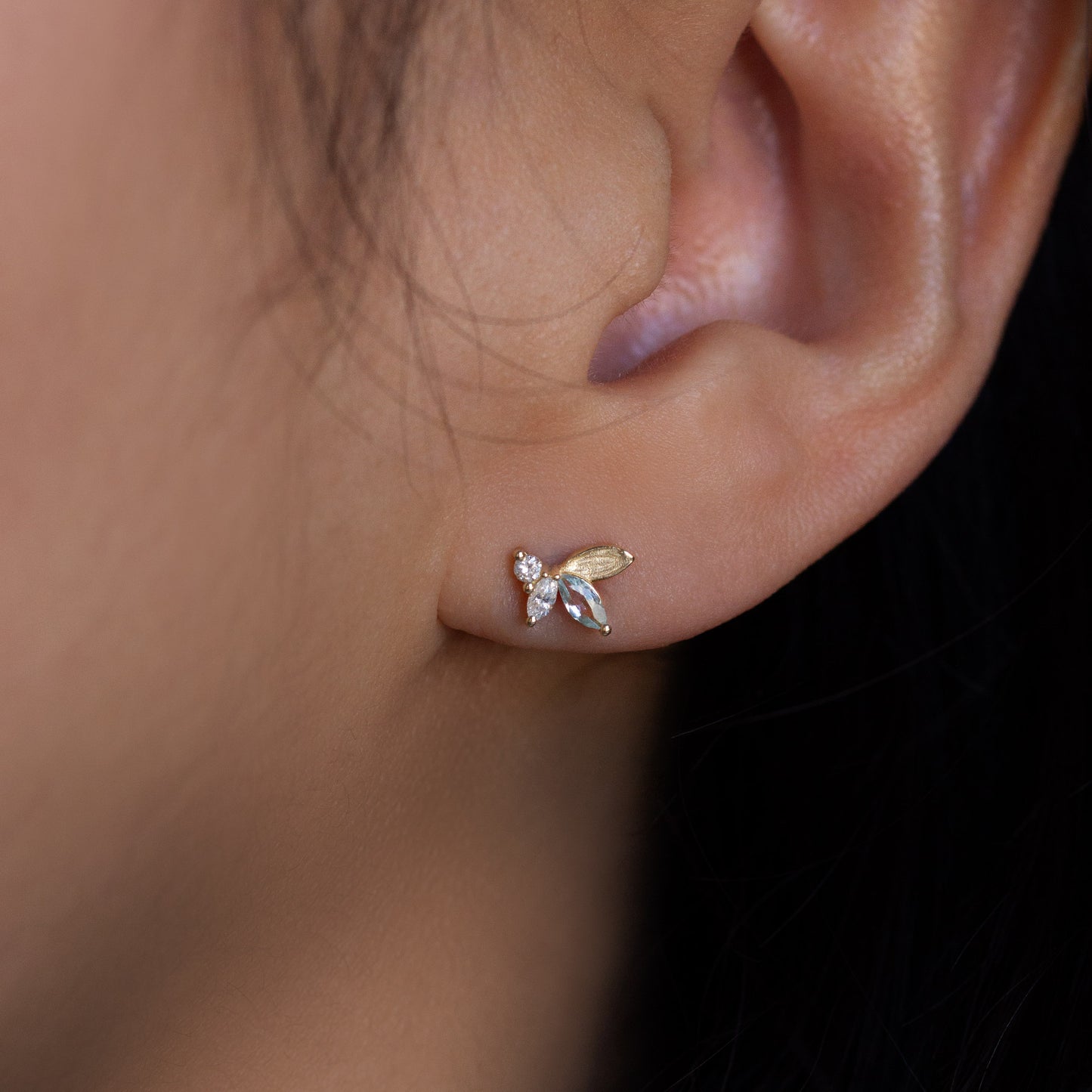 Monet's Lily Petals Earring (Single)