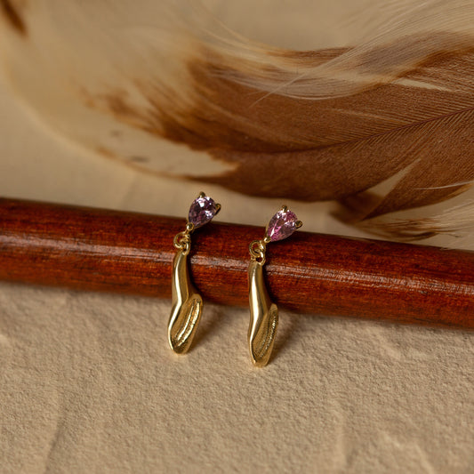 Orchid Cascade Earring (Single)