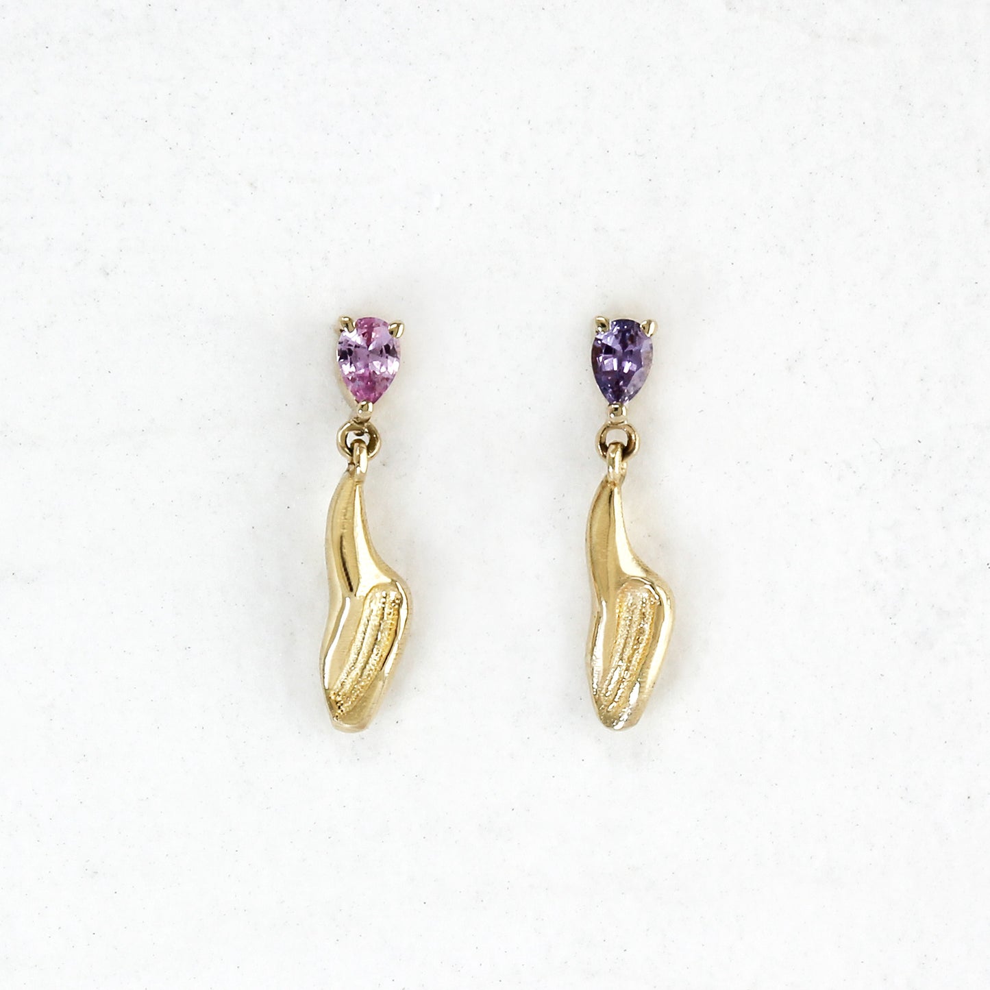 Orchid Cascade Earring (Single)