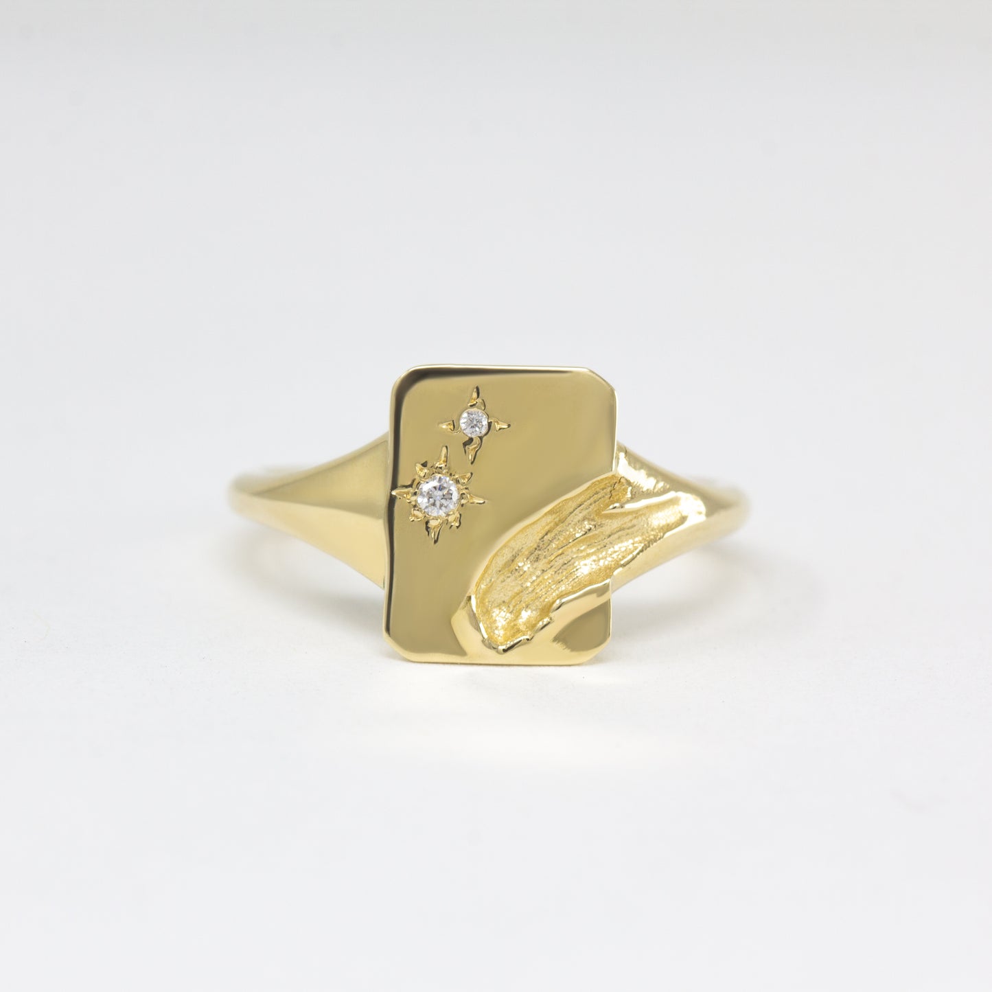 Van Gogh's Sunflowers Signet Ring