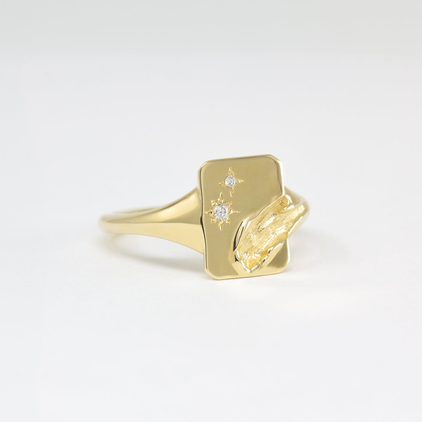Van Gogh's Sunflowers Signet Ring
