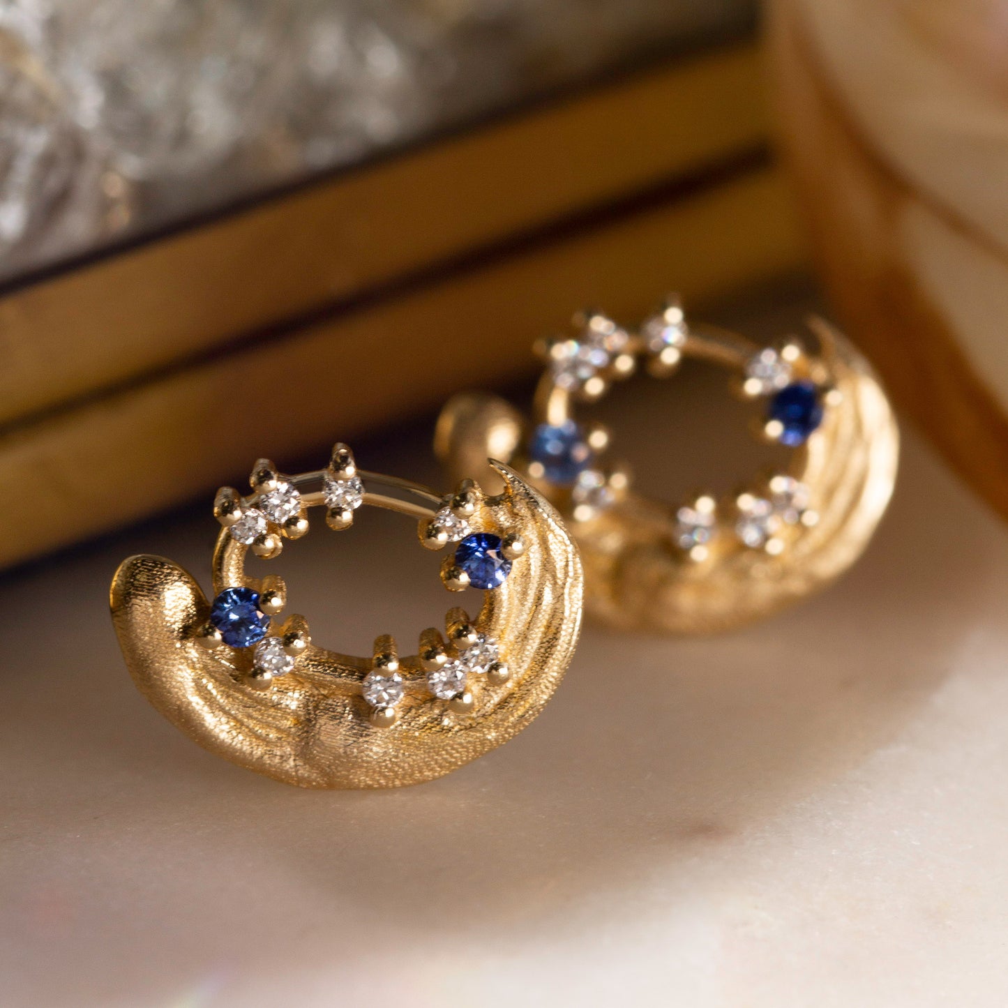Midnight Blue Earring (Single)
