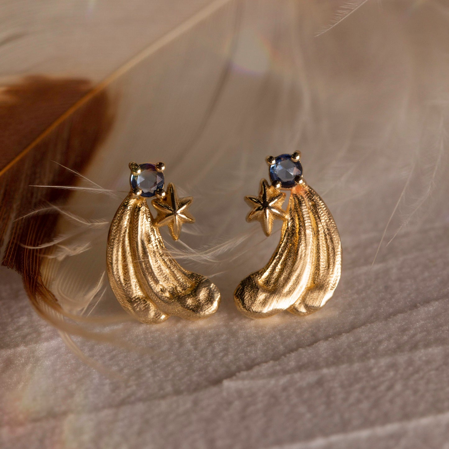 Prussian Blue Earring (Single)