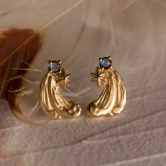 Prussian Blue Earring (Single)