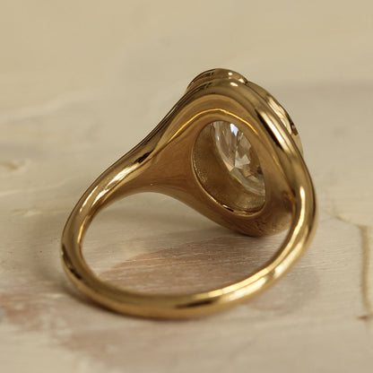 Glaze Signet - 2ct Lab Grown - Oval