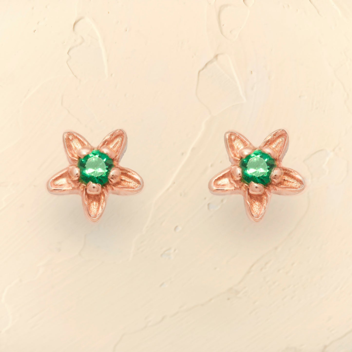 Green Fleur Earring