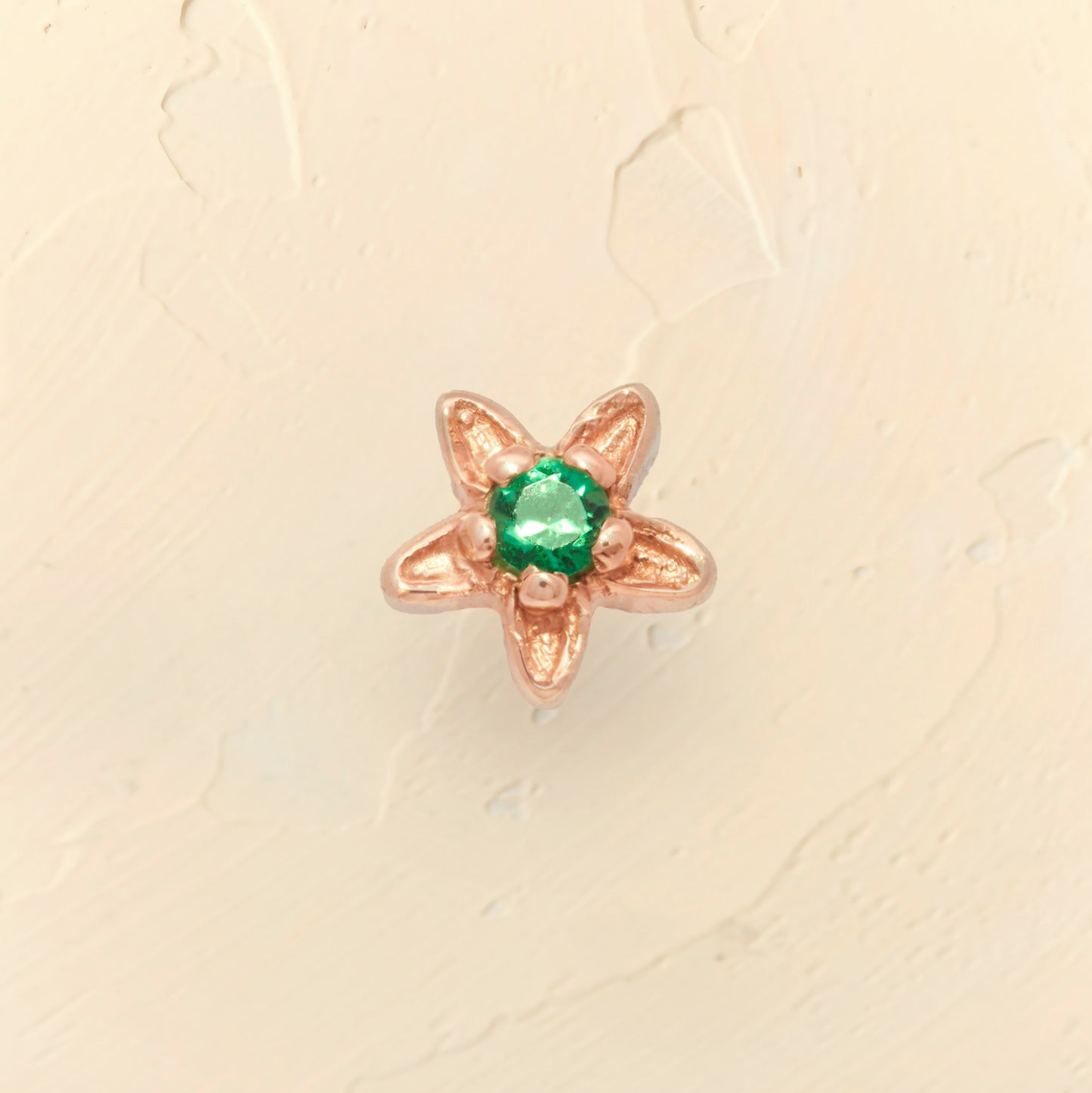 Green Fleur Earring