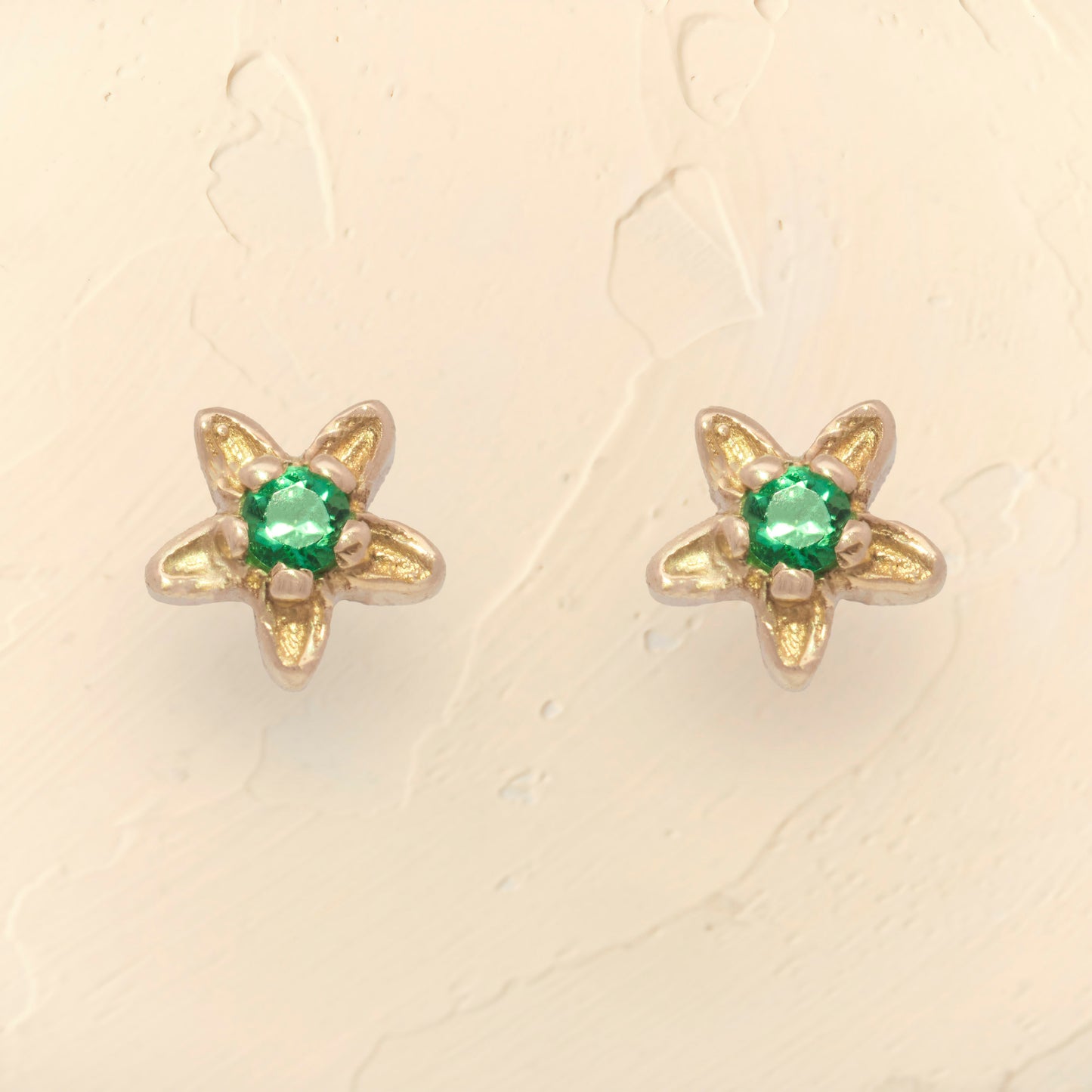 Green Fleur Earring