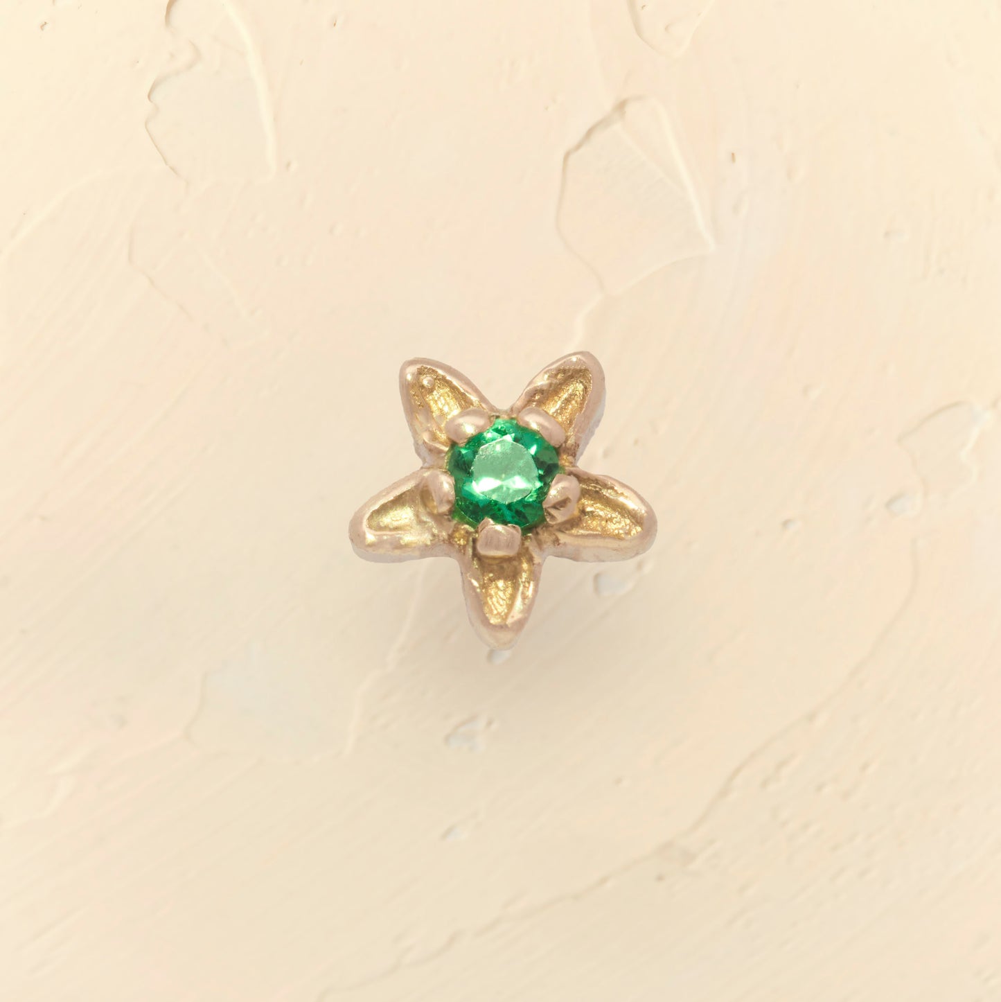 Green Fleur Earring