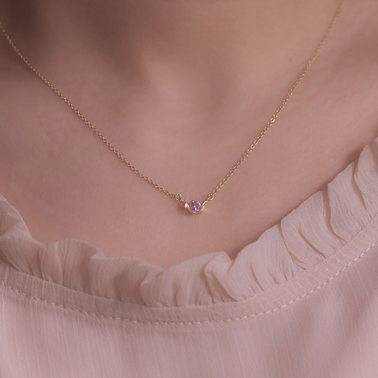 Creamy Pink Necklace
